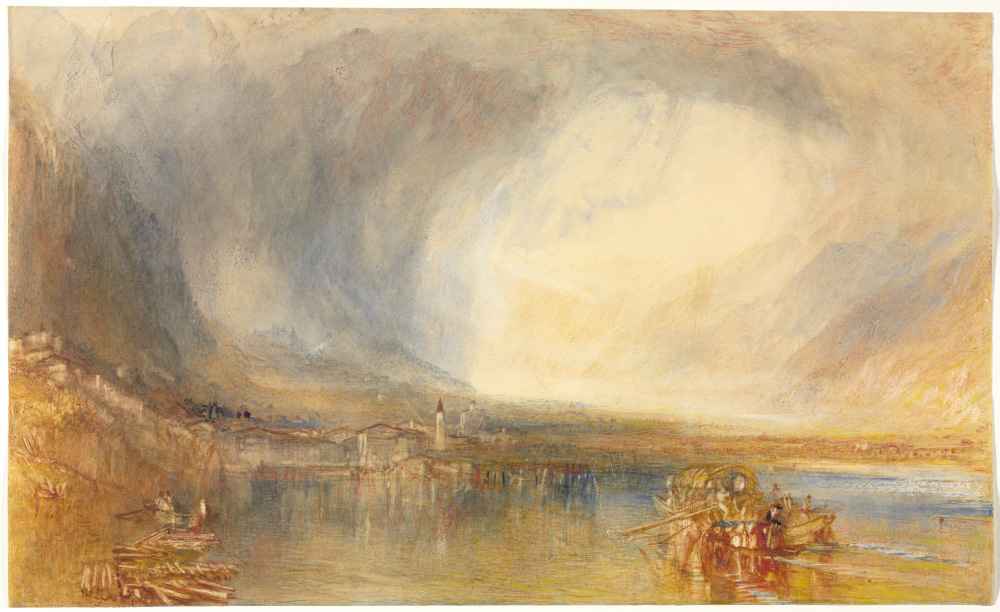 Fluelen, from the Lake of Lucerne - Joseph Mallord William Turner