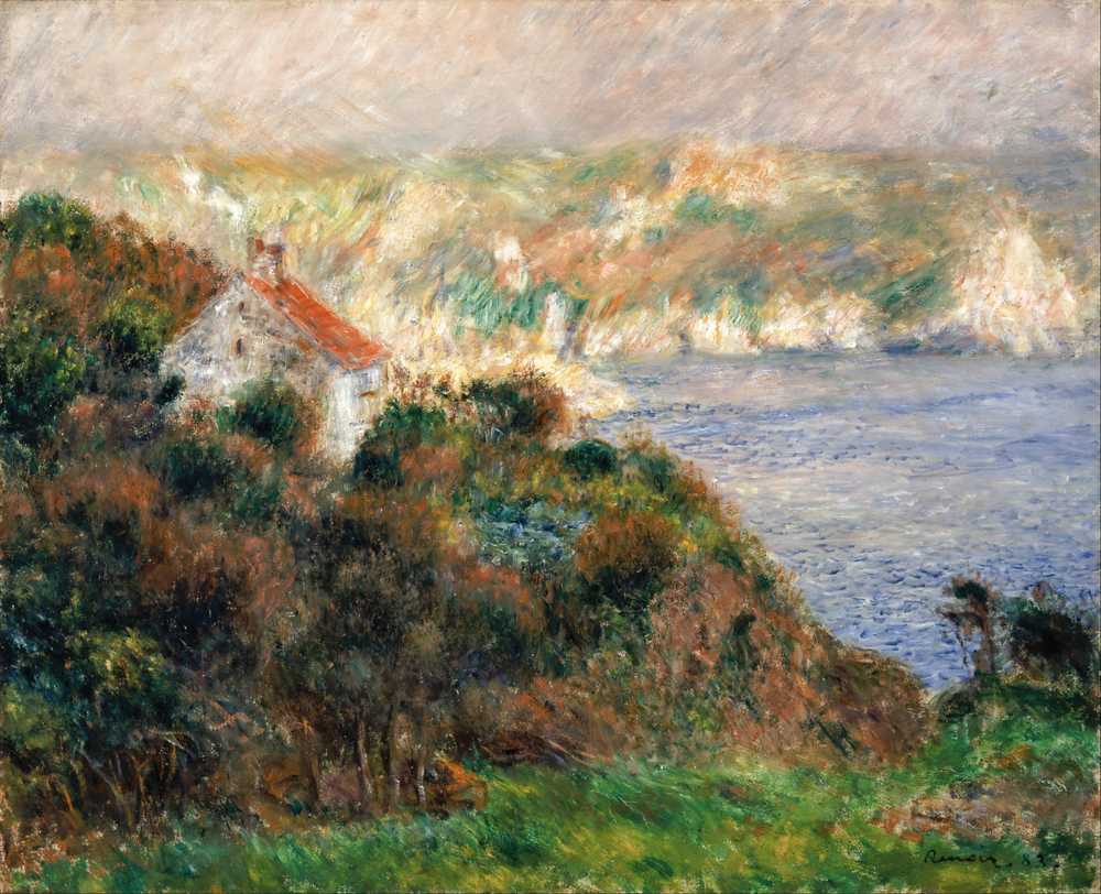 Fog on Guernsey (1883) - Auguste Renoir