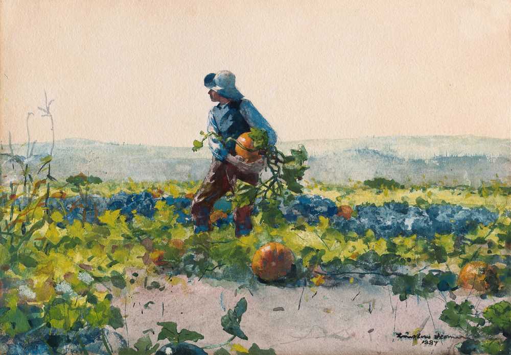 For to Be a Farmer’s Boy (1887) - Winslow Homer