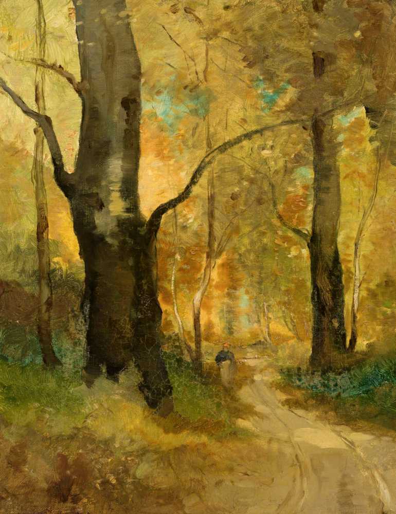 Forest in autumn - Witold Pruszkowski