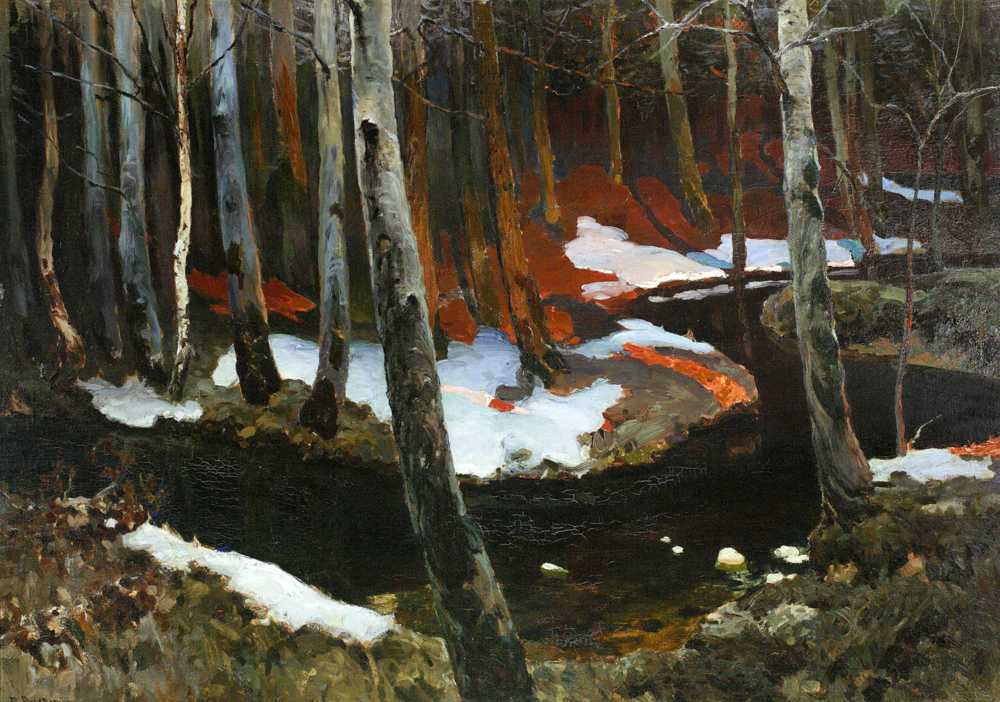 Forest rivulet (1898-1900) - Ferdynand Ruszczyc