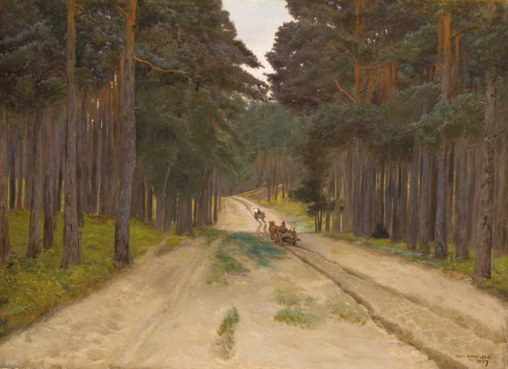 Forest Truck (1887) - Józef Chełmoński