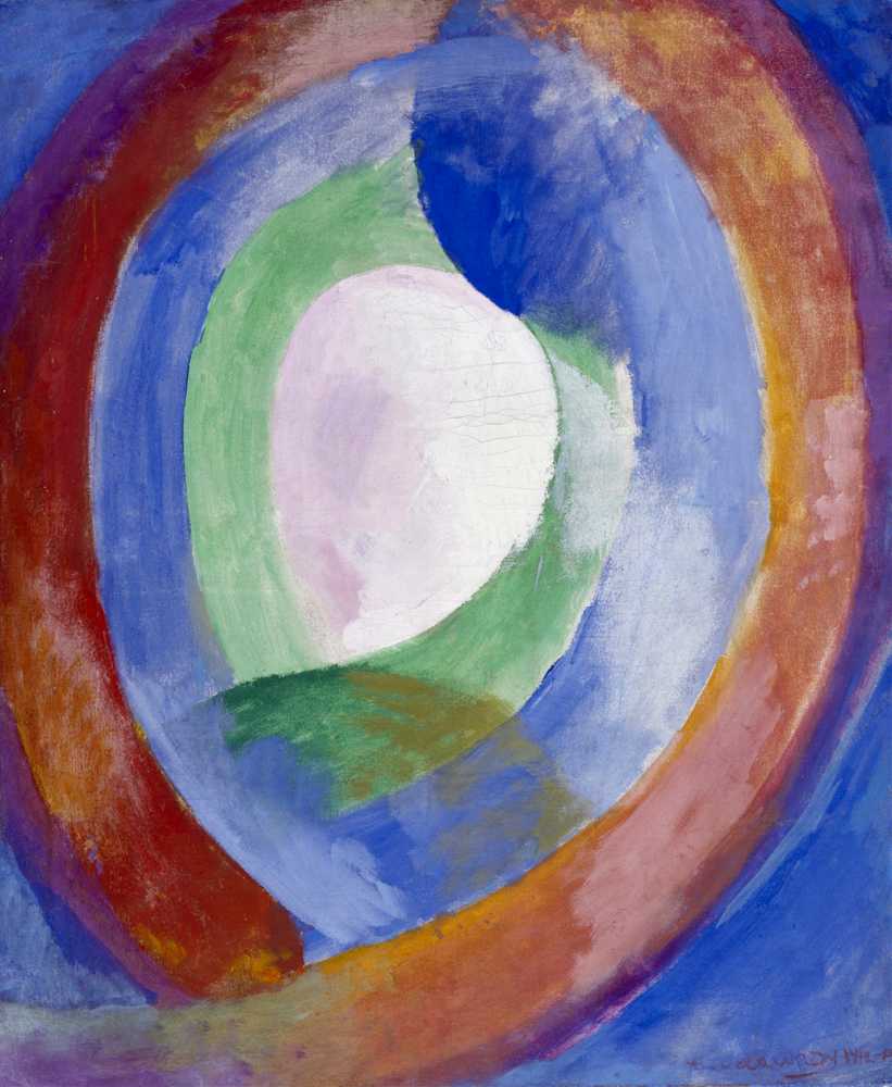 Formes circulaires, lune no. 1 (1913) - Robert Delaunay