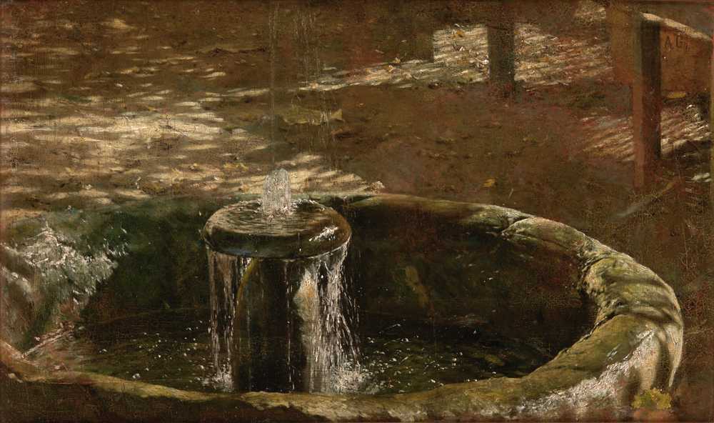 Fountain (1876-1880) - Aleksander Gierymski