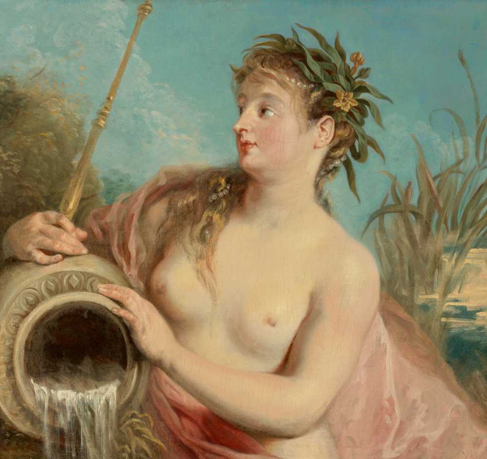 Fountain Nymph - Jean-Antoine Watteau