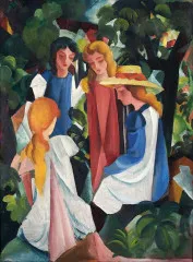 Four girls - August Macke