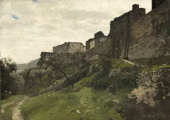 Fragment of defensive walls - Hans Thoma