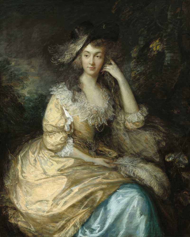 Frances Susanna,Lady de Dunstanville (c. 1786) - Thomas Gainsborough