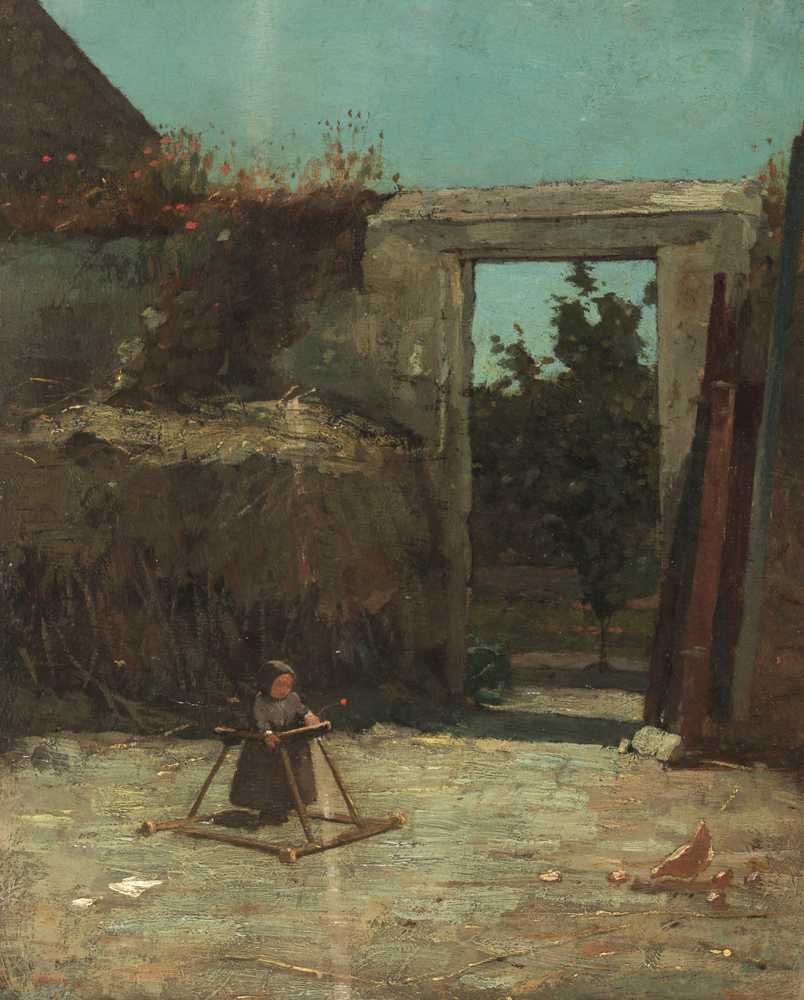 French Farmyard (1867) - Winslow Homer