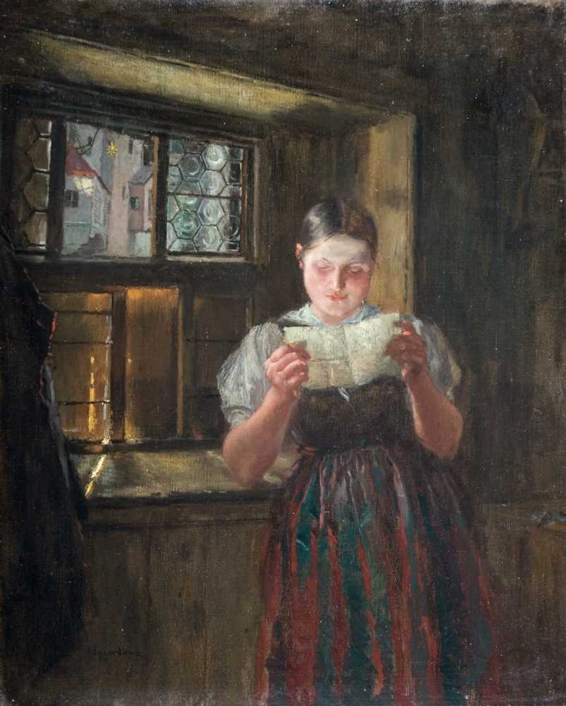 From Him (1887) - Albin Egger Lienz