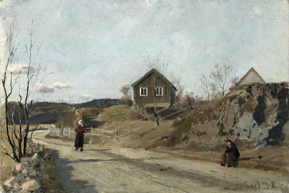 From Vestre Aker (1881) - Edward Munch