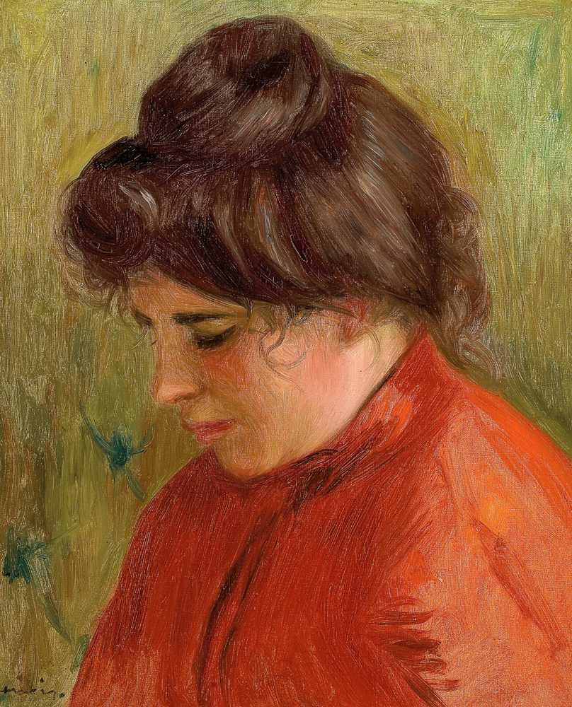 Gabrielle in Red (1903) - Auguste Renoir
