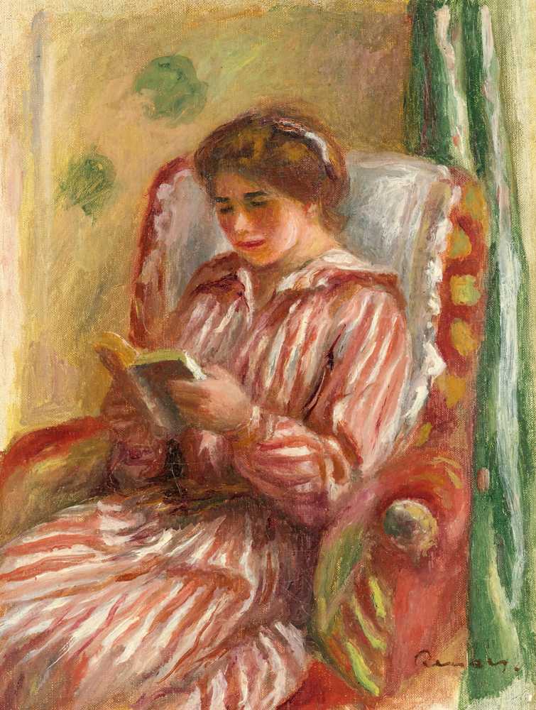 Gabrielle Reading (1910) - Auguste Renoir