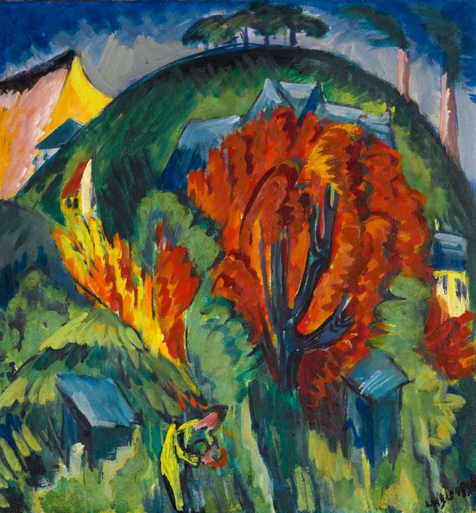 Galgenberg In Jena (1915-16) - Ernst Ludwig Kirchner