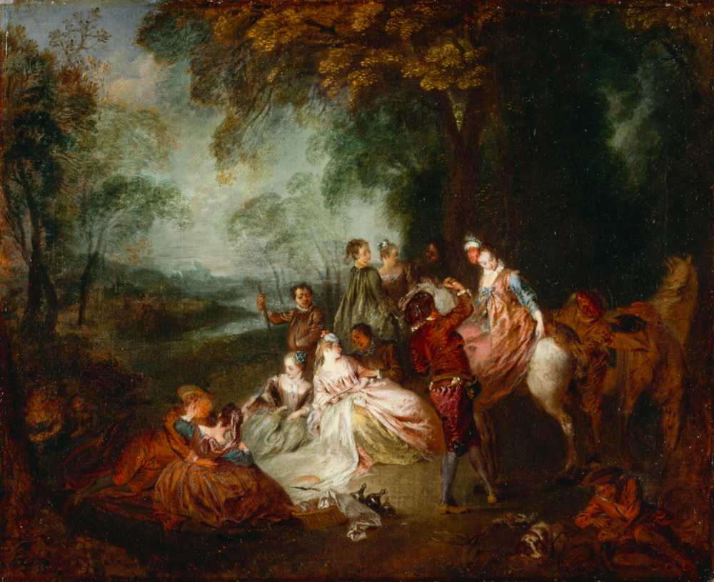 Garden Party - Jean-Antoine Watteau
