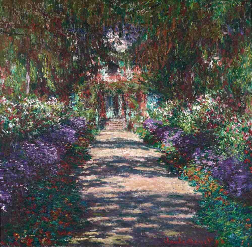 Garden at Giverny - Monet