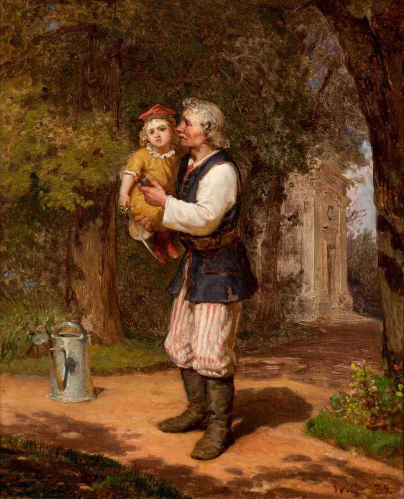 Gardener and a Little Colonel (1855) - Wojciech Gerson