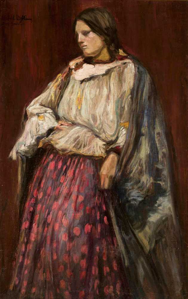 Gipsy woman (1904) - Witold Wojtkiewicz