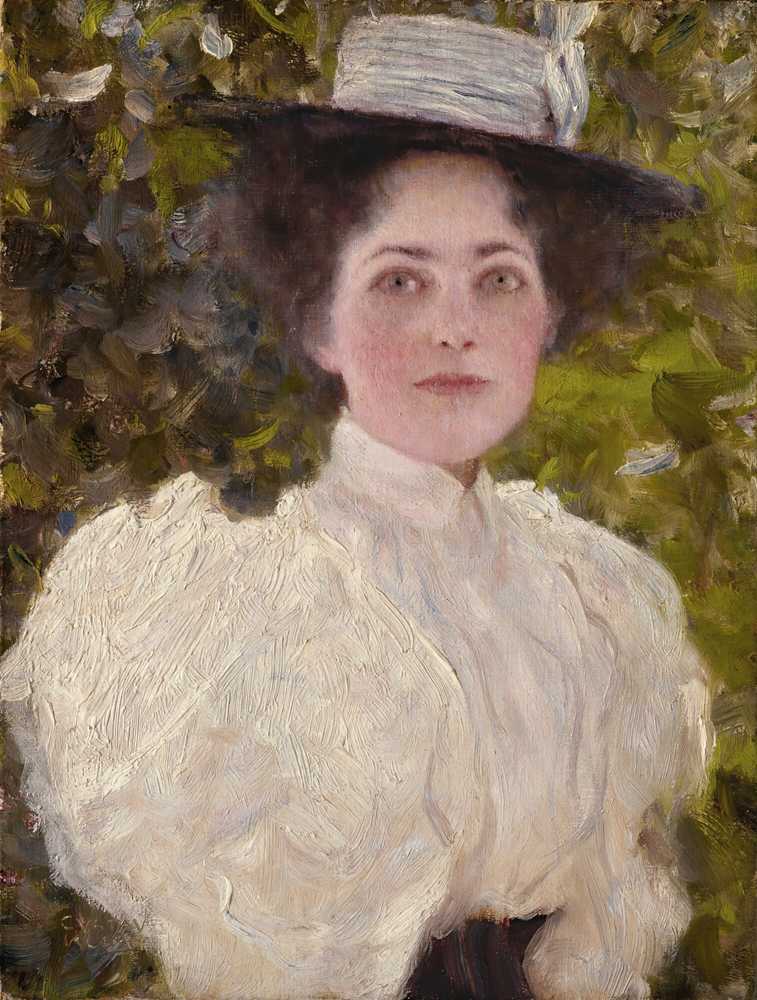 Girl in the foliage - Gustav Klimt