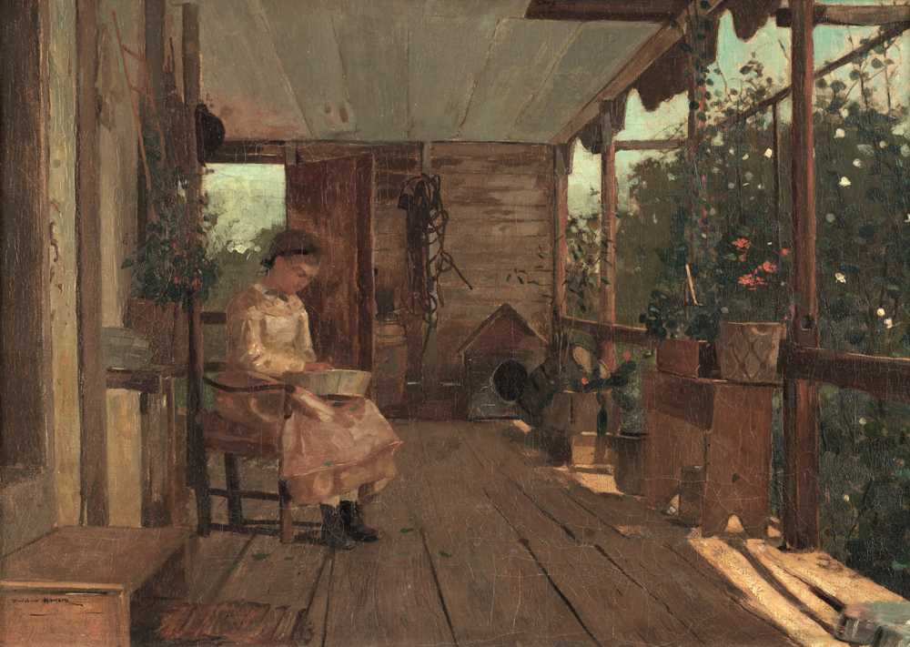 Girl Shelling Peas (1873) - Winslow Homer