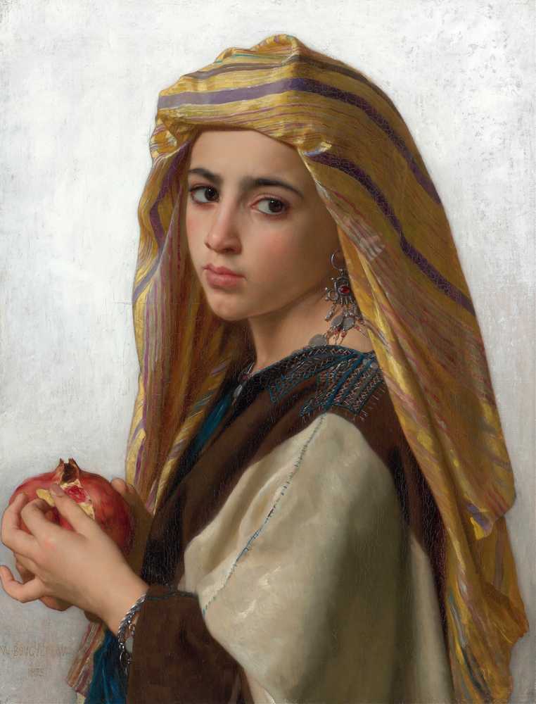 Girl with a pomegranate (1875) - William-Adolphe Bouguereau
