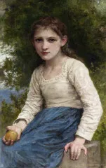 Girl with an Apple (1905) - William-Adolphe Bouguereau