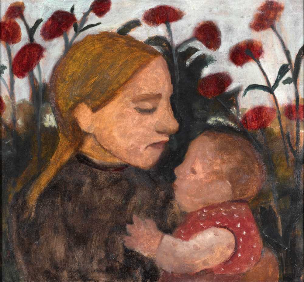 Girl with child - Paula Modersohn Becker