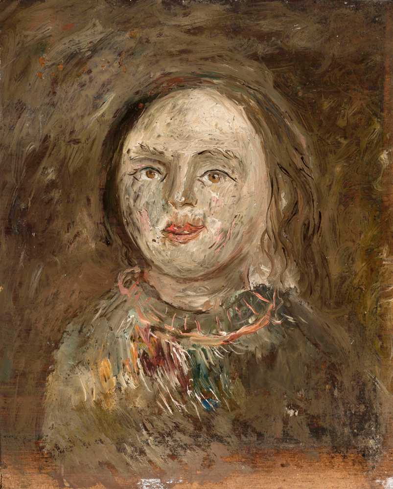 Girl's Head (1919) - Tadeusz Makowski