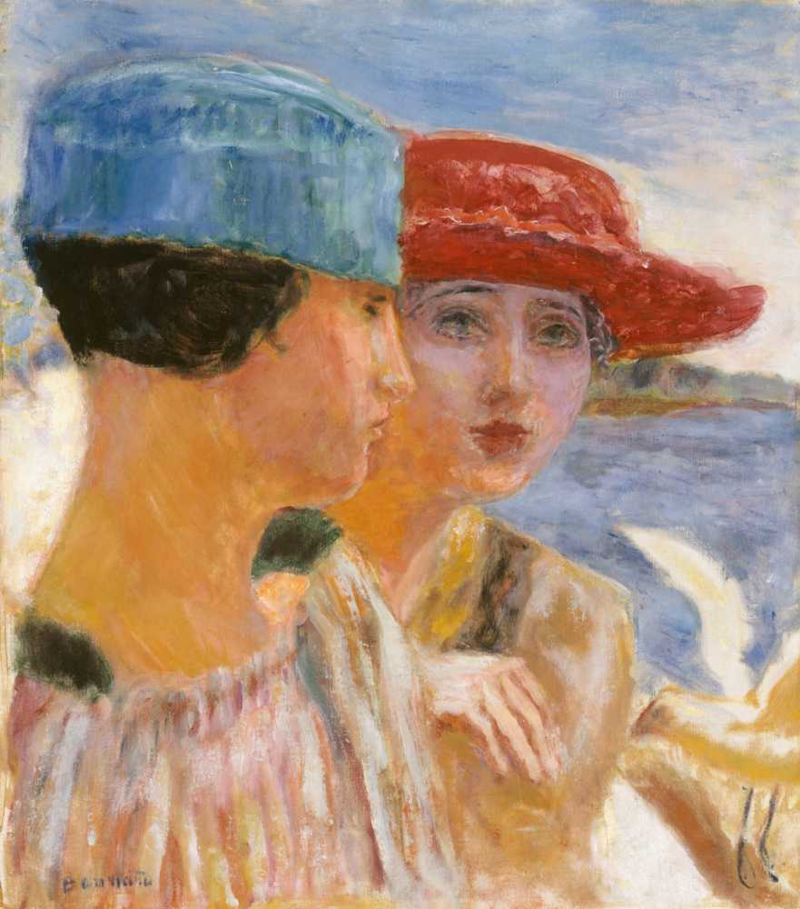 Girls with seagulls (1917) - Pierre Bonnard