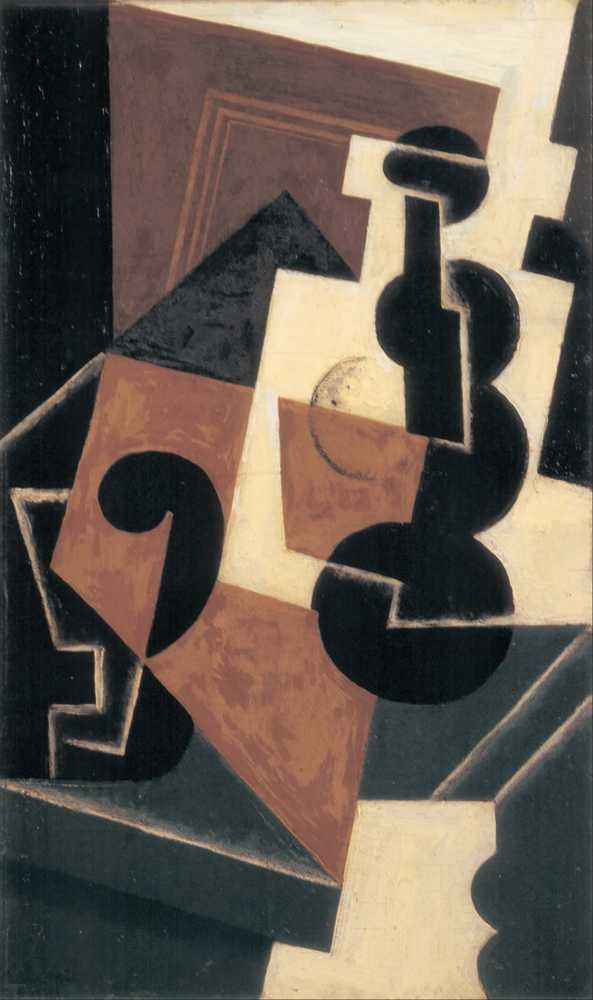 Glass and Water Bottle (1917) - Juan Gris