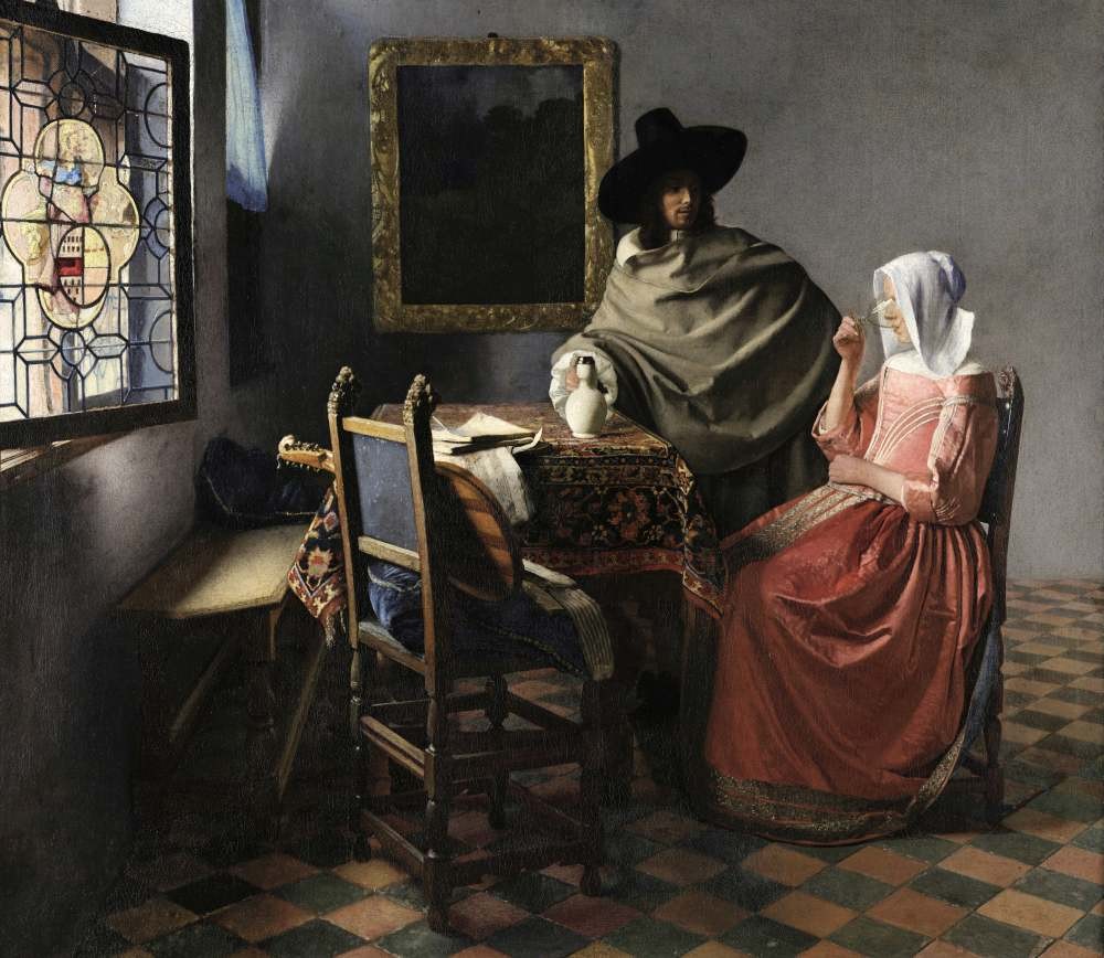 Glass of wine - Vermeer