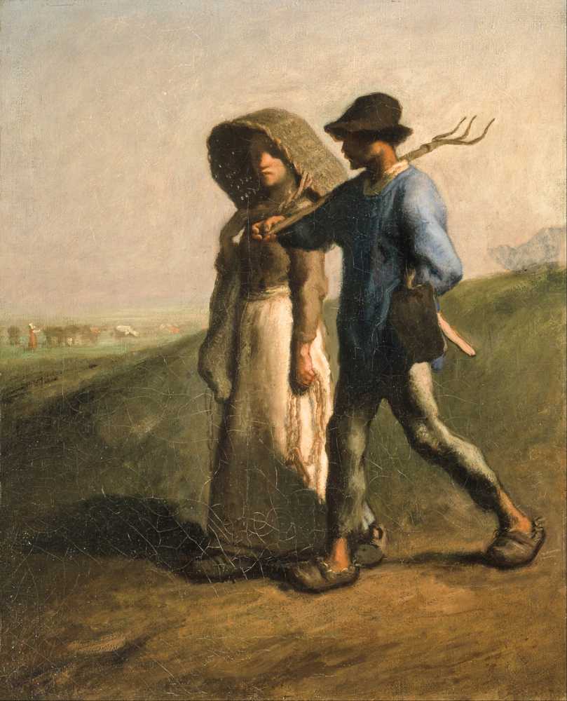 Going to Work (1851-1853) - Jean Francois Millet