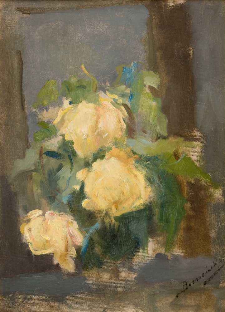 Golden Roses (1896) - Olga Boznańska