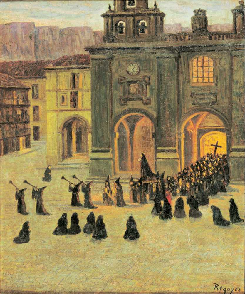 Good Friday Morning in Orduna (1903) - Dario de Regoyos