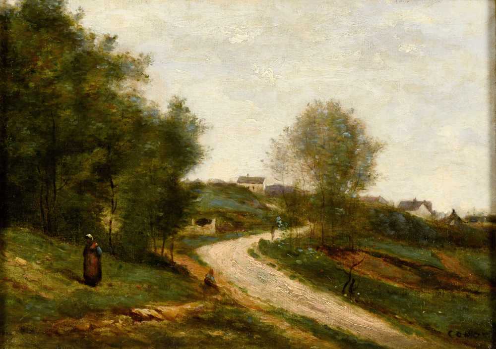 Gouvieux, near Chantilly (1850-1860) - Jean Baptiste Camille Corot
