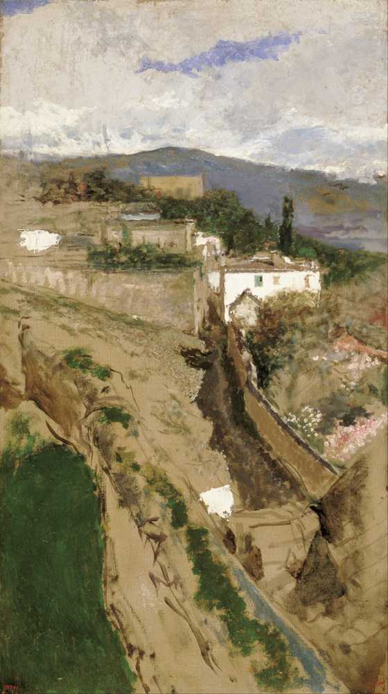 Granada Landscape (1871) - Mariano Fortuny Marsal