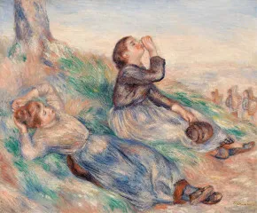 Grape Gatherers (c. 1888–1889) - Auguste Renoir
