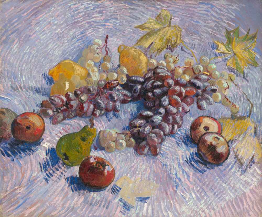 Grapes, Lemons, Pears, and Apples - Vincent van Gogh
