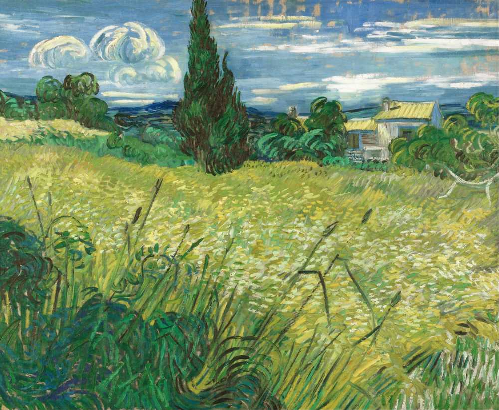 Green Field (1889) - Vincent van Gogh