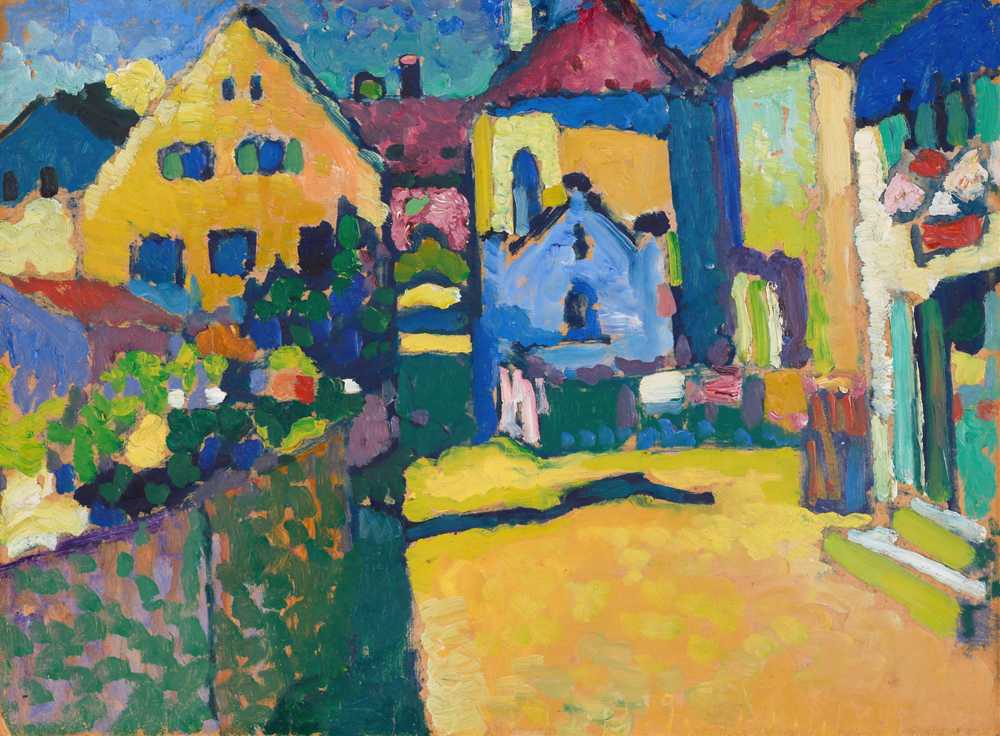 Green Lane in Murnau (1909) - Wassily Kandinsky