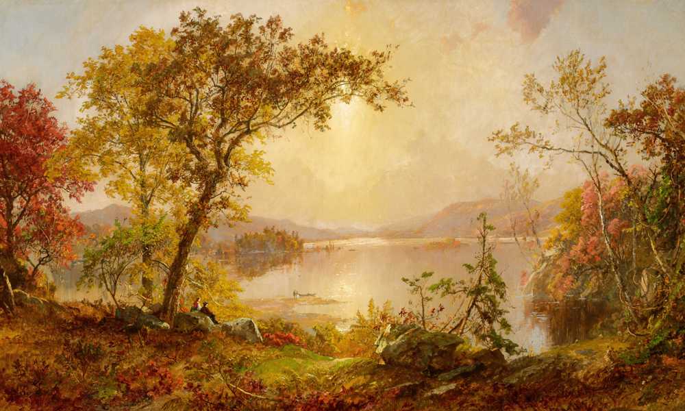 Greenwood Lake, Autumn on the Hudson (1875) - Jasper Francis Cropsey
