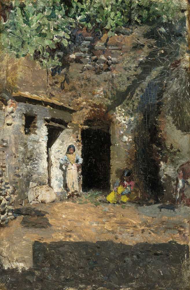 Gypsy Caves,Granada (1871) - Mariano Fortuny Marsal