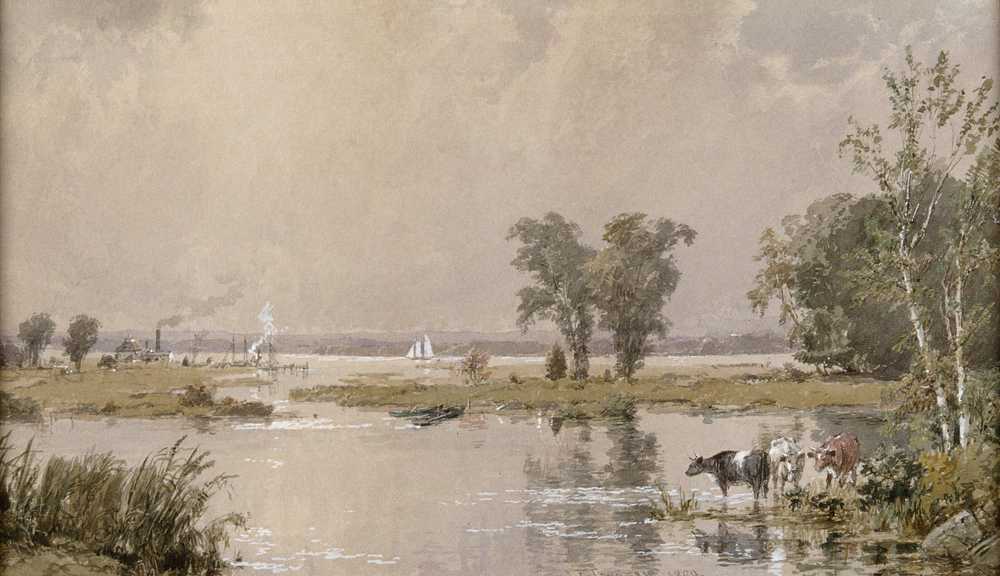 Hackensack Meadows (1890) - Jasper Francis Cropsey