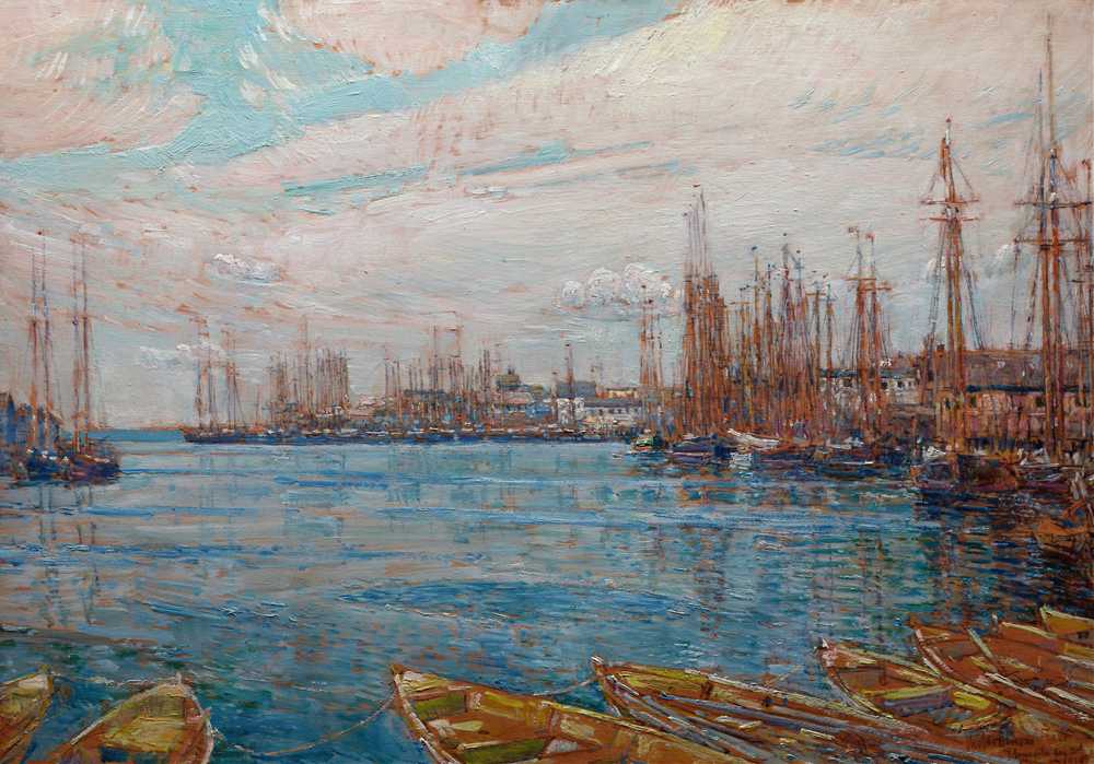 Harbor of a Thousand Masts (1919) - Childe Hassam