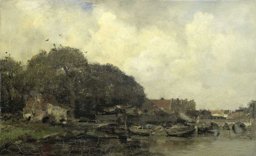 Harbor view (1870 - 1899) - Matthijs Maris