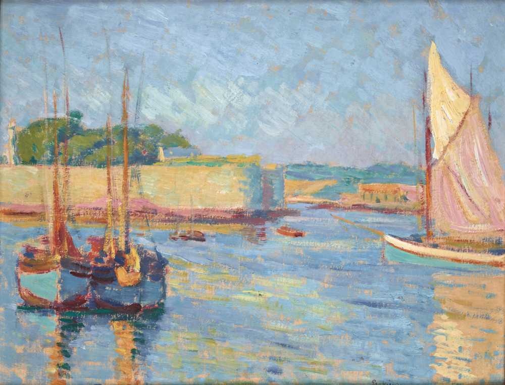 Harbour at Concarneau (1908) - Józef Pankiewicz