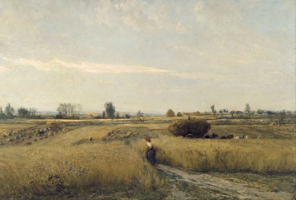 Harvest - Charles-Francois Daubigny
