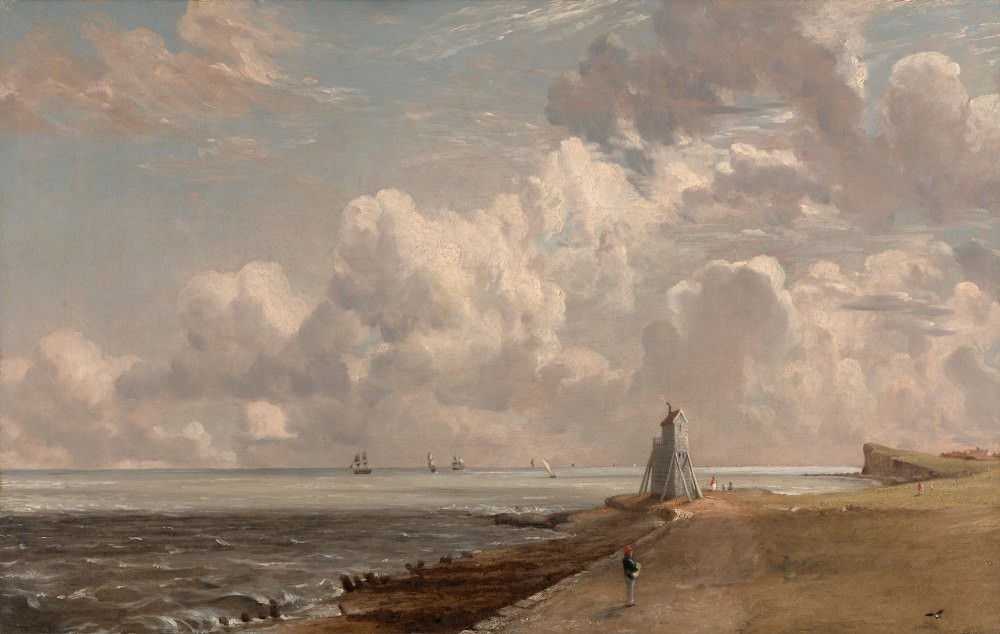 Harwich - The Low Lighthouse and Beacon Hill - John Constable