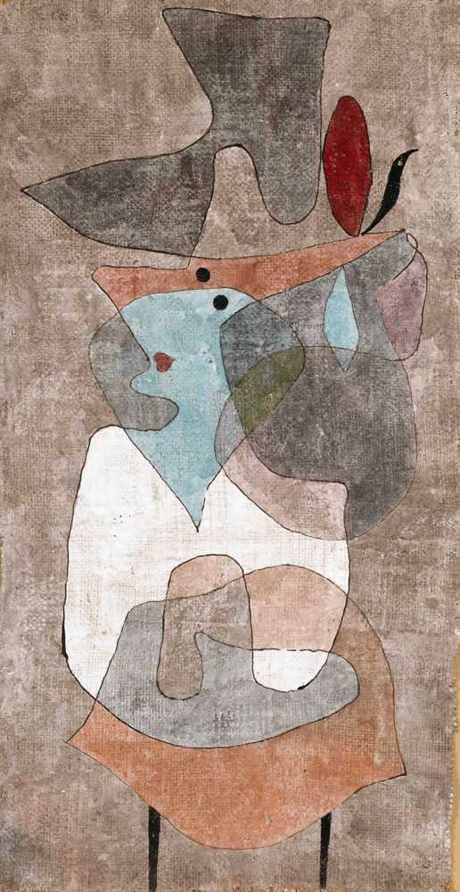 Hat, Lady and Little Table. (1932) - Paul Klee