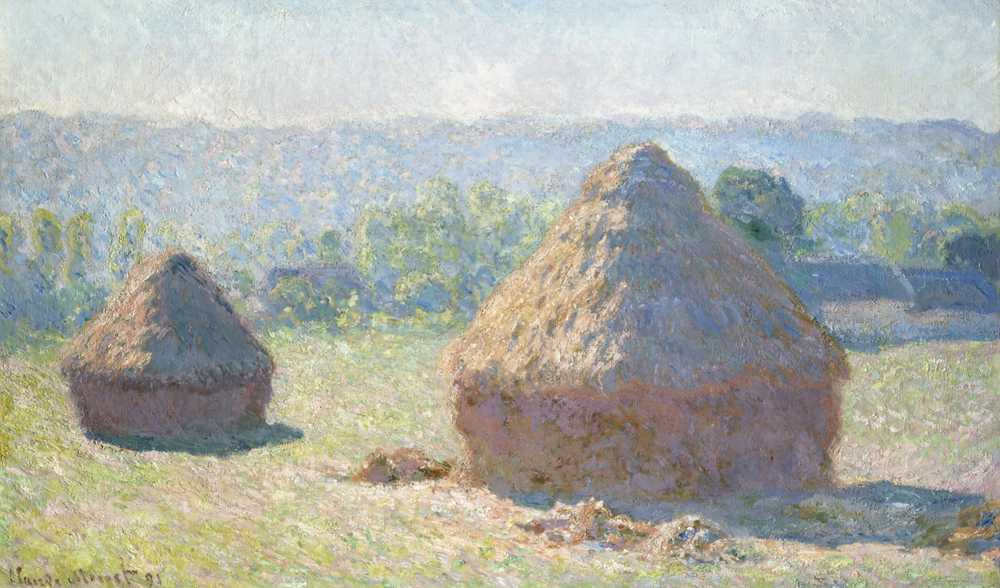 Haystacks, end of Summer (1891) - Claude Monet